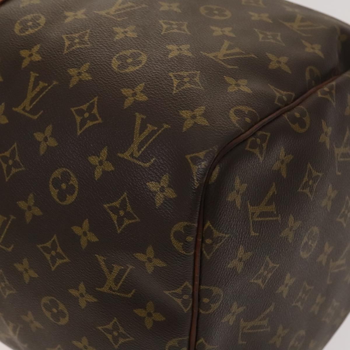 LOUIS VUITTON Monogram Keepall 55 Boston Bag M41424 LV Auth 124121