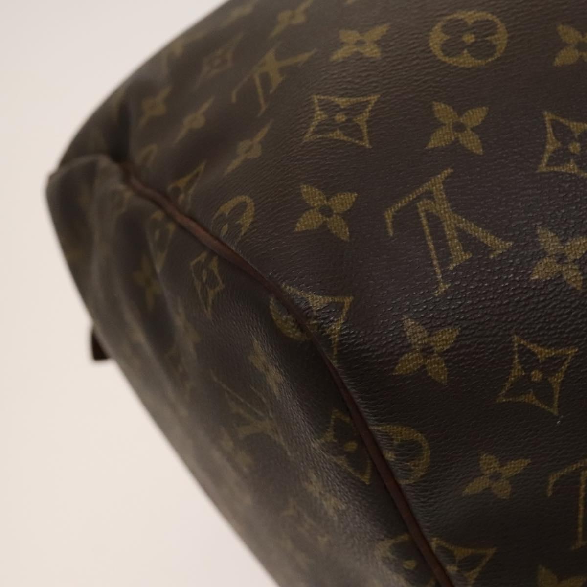 LOUIS VUITTON Monogram Keepall 55 Boston Bag M41424 LV Auth 124121