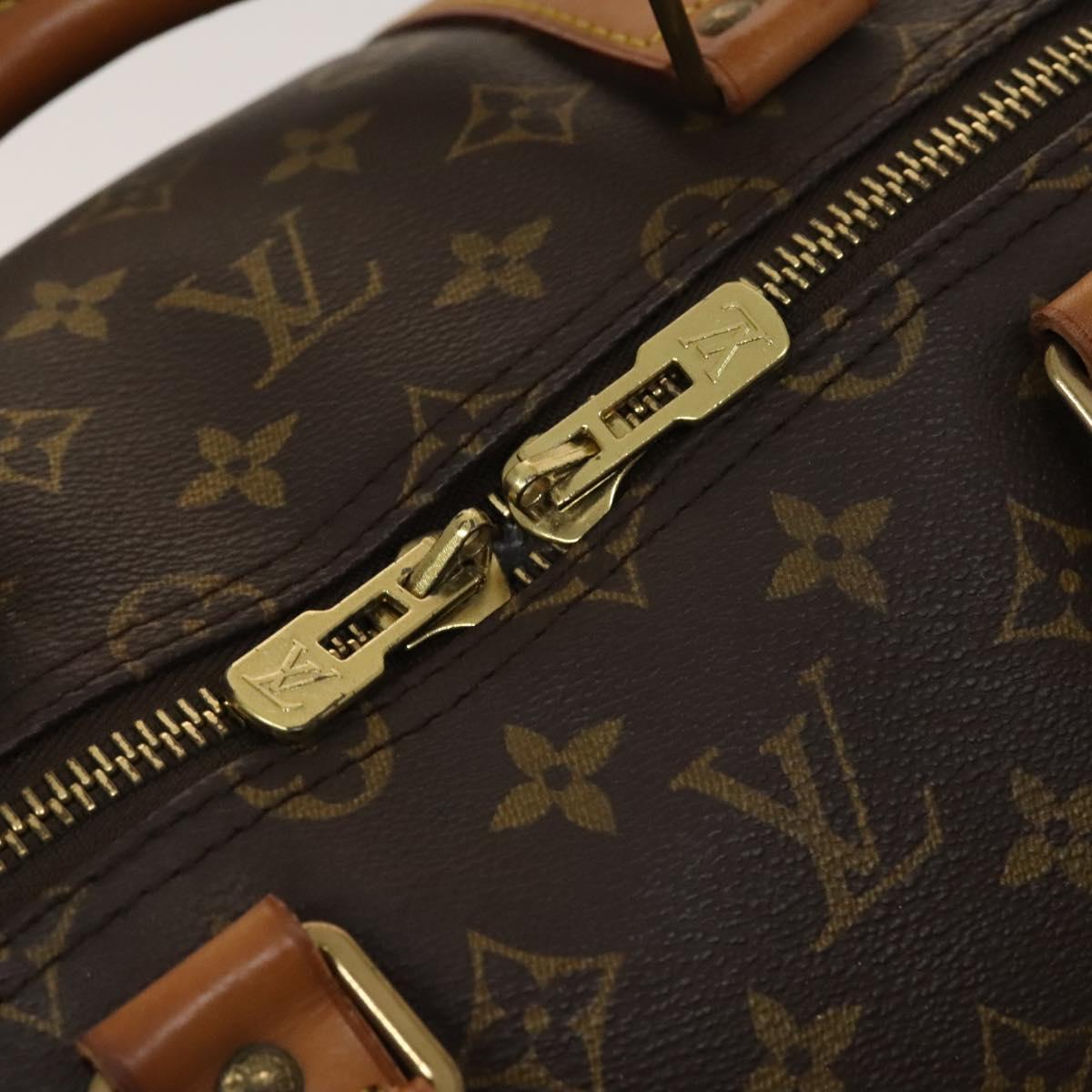 LOUIS VUITTON Monogram Keepall 55 Boston Bag M41424 LV Auth 124121