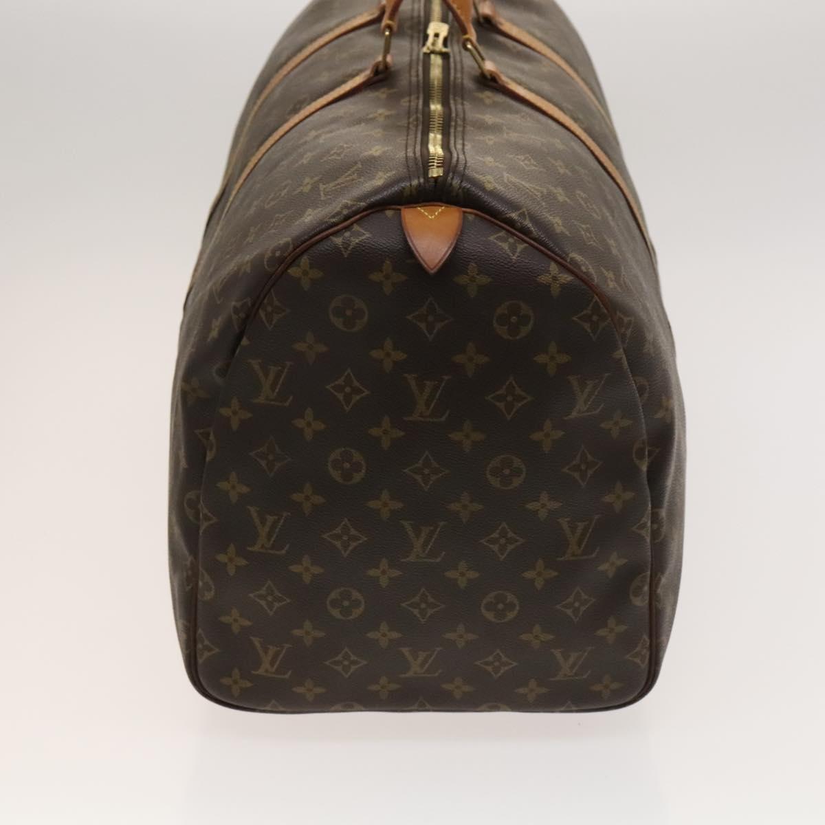 LOUIS VUITTON Monogram Keepall 55 Boston Bag M41424 LV Auth 124121