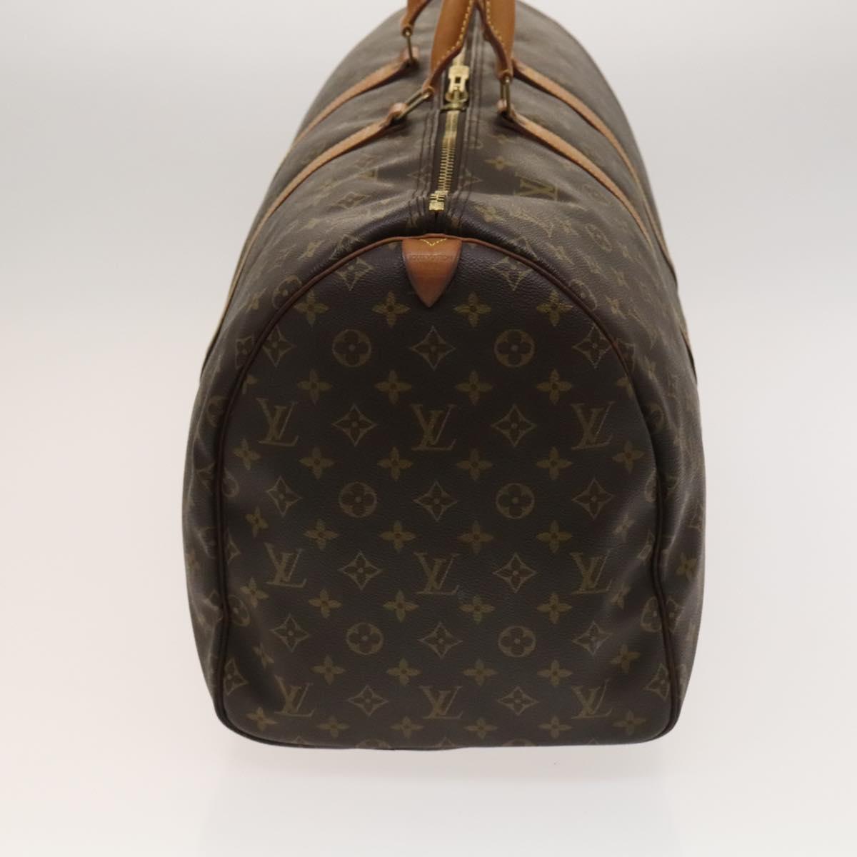 LOUIS VUITTON Monogram Keepall 55 Boston Bag M41424 LV Auth 124121