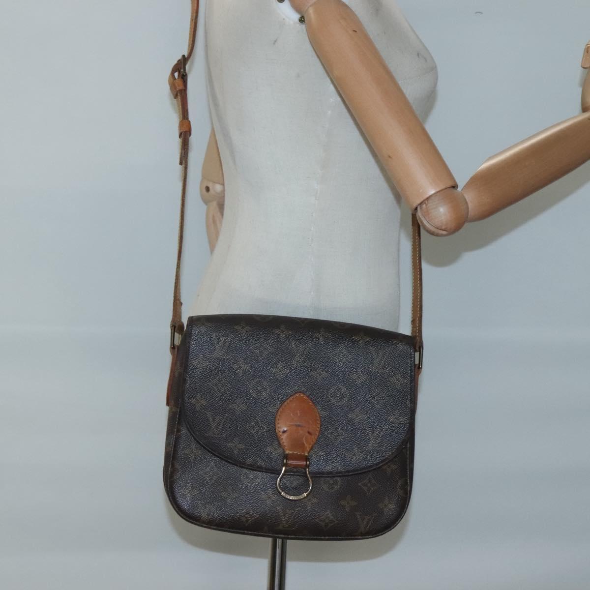 LOUIS VUITTON Monogram Saint Cloud GM Shoulder Bag M51242 LV Auth 124259