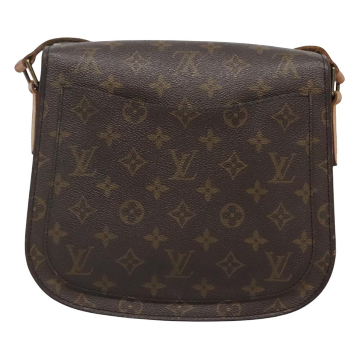 LOUIS VUITTON Monogram Saint Cloud GM Shoulder Bag M51242 LV Auth 124259