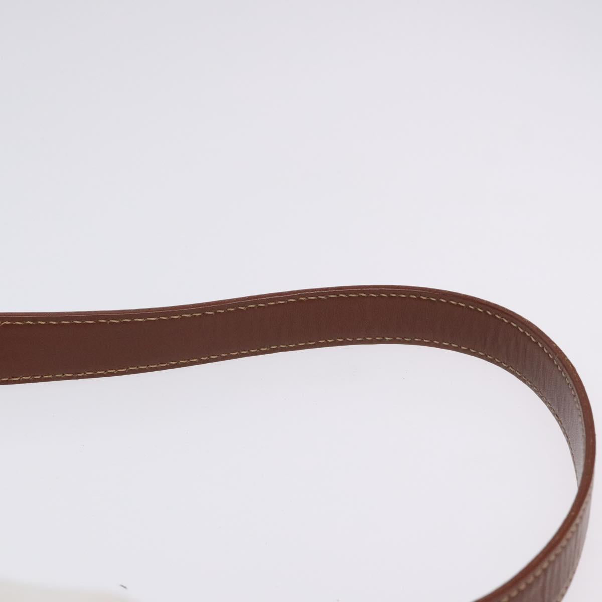 BURBERRY Nova Check Shoulder Bag PVC Beige Auth 124279