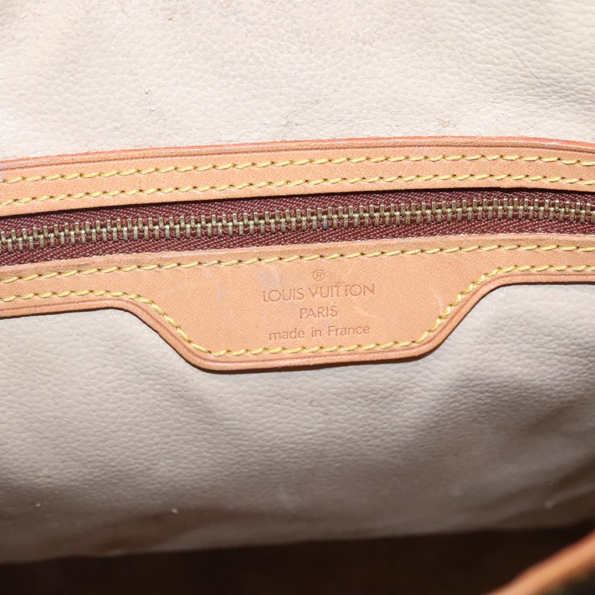 LOUIS VUITTON Monogram Bucket GM Shoulder Bag M42236 LV Auth 124334