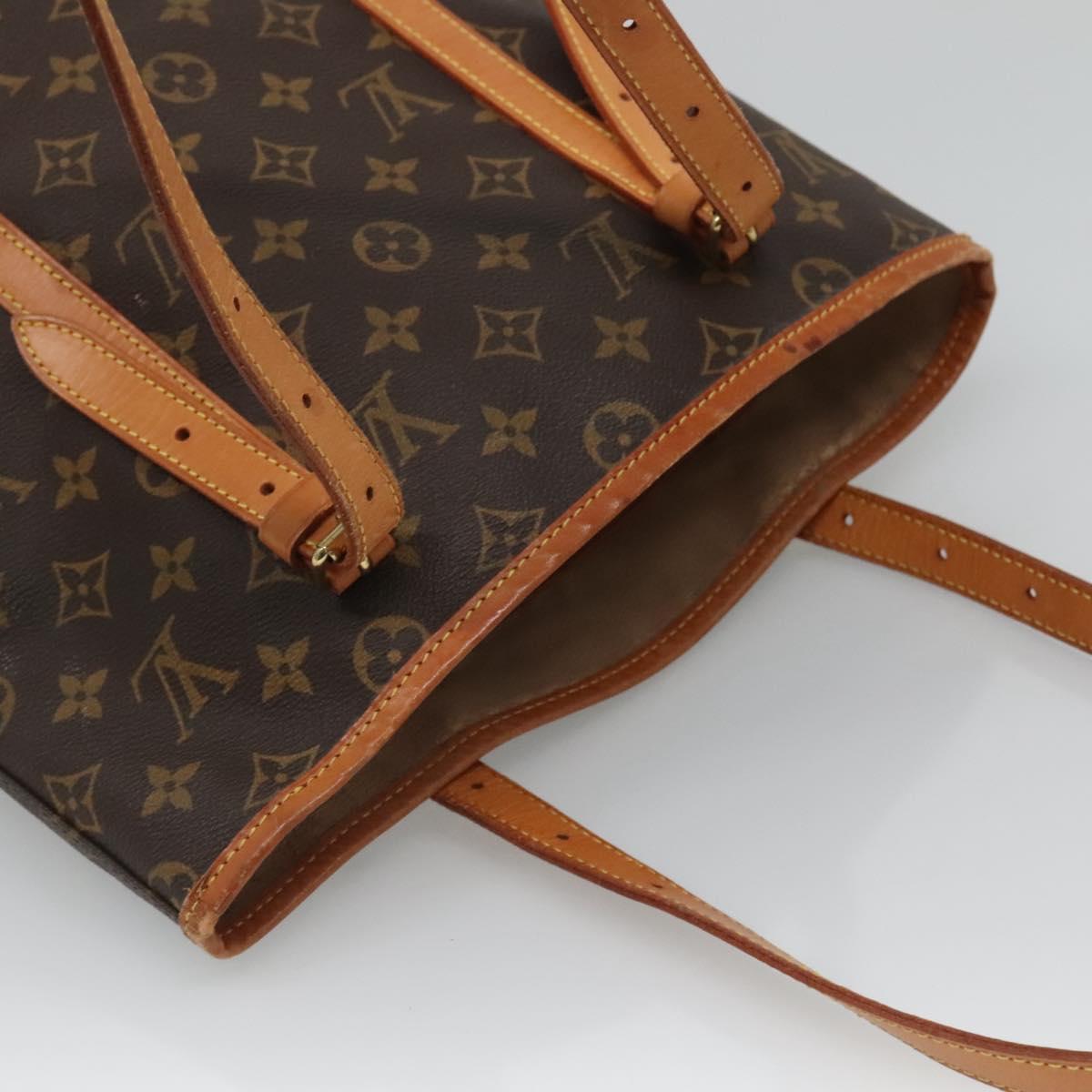 LOUIS VUITTON Monogram Bucket GM Shoulder Bag M42236 LV Auth 124334