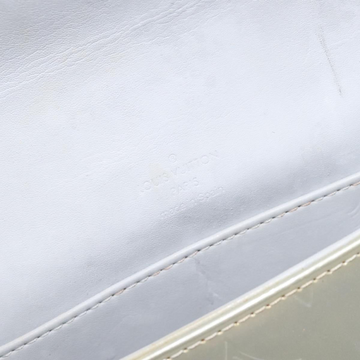 LOUIS VUITTON Monogram Vernis Thompson Street Bag Gris M91008 LV Auth 124371