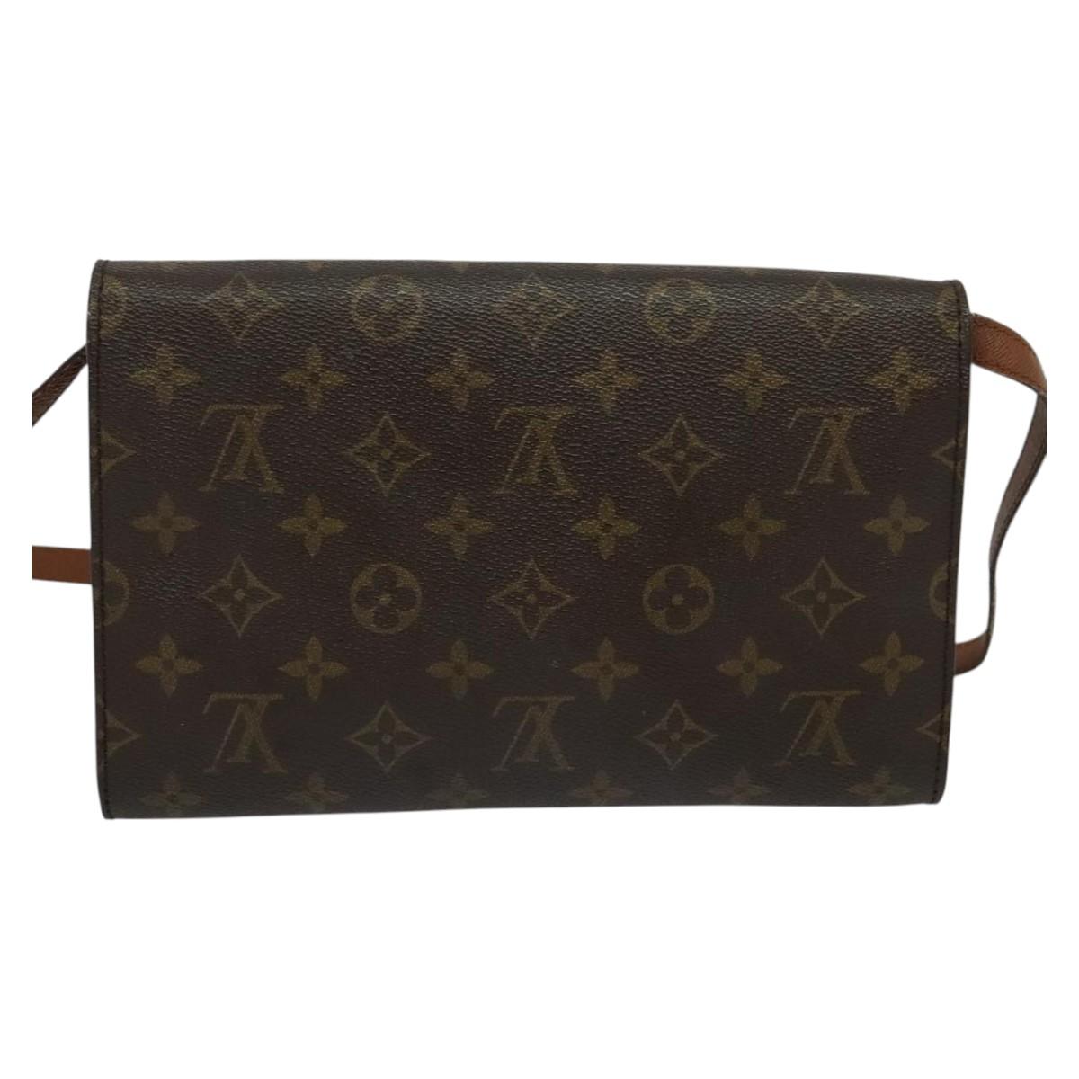 LOUIS VUITTON Monogram Bordeaux 24 Shoulder Bag M51798 LV Auth 124391