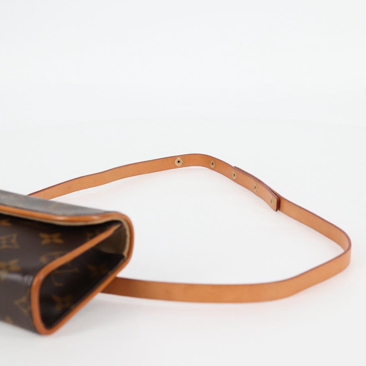 LOUIS VUITTON Monogram Pochette Florentine Waist Bag M51855 LV Auth 124392V
