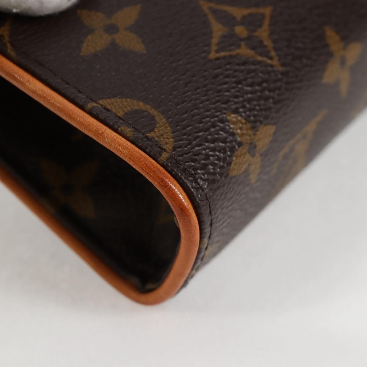 LOUIS VUITTON Monogram Pochette Florentine Waist Bag M51855 LV Auth 124392V