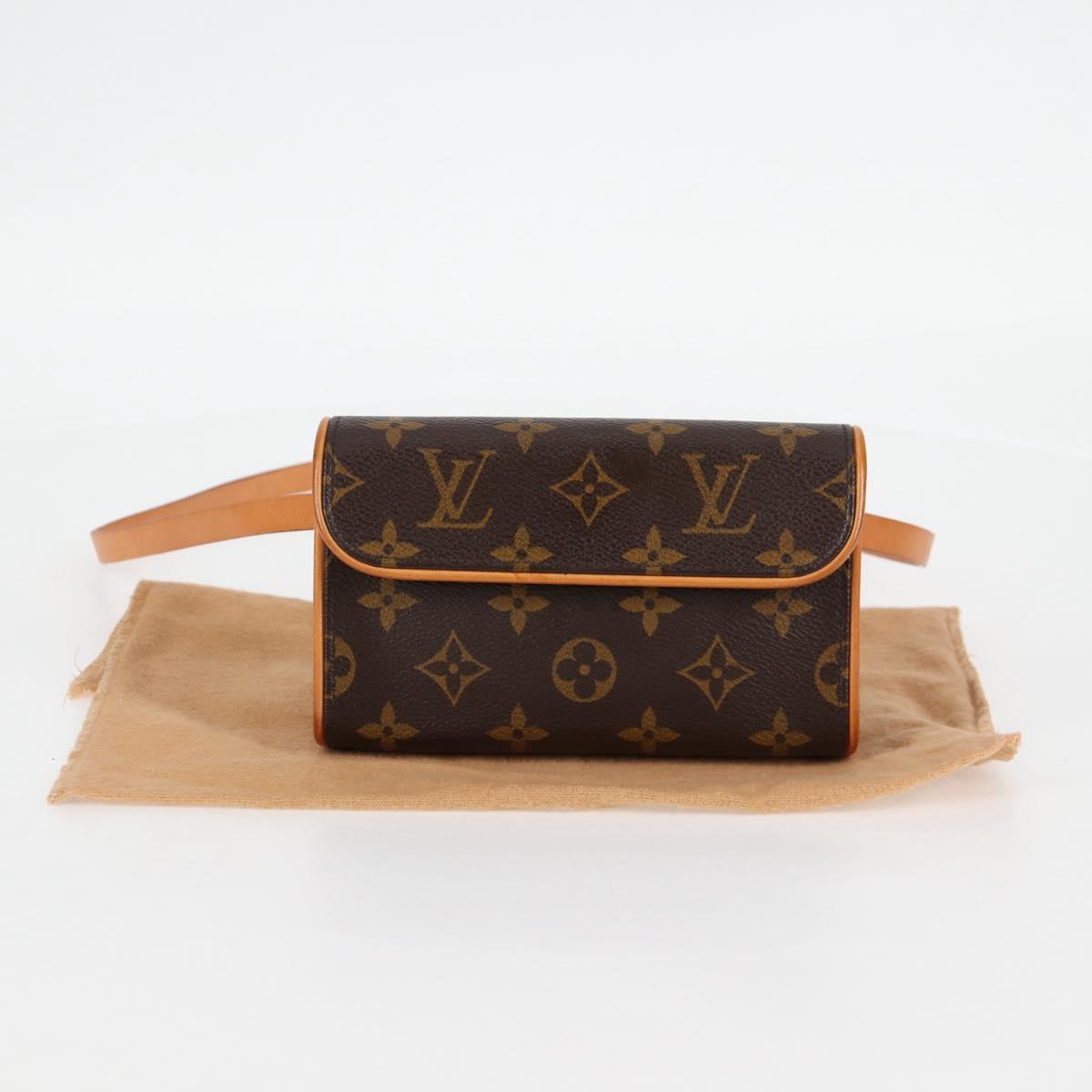 LOUIS VUITTON Monogram Pochette Florentine Waist Bag M51855 LV Auth 124392V