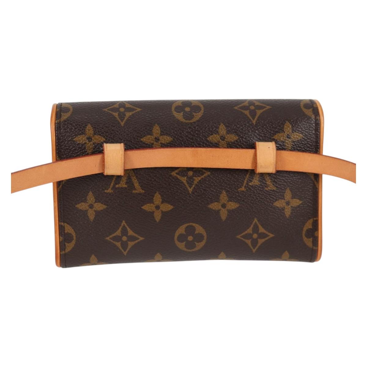 LOUIS VUITTON Monogram Pochette Florentine Waist Bag M51855 LV Auth 124392V