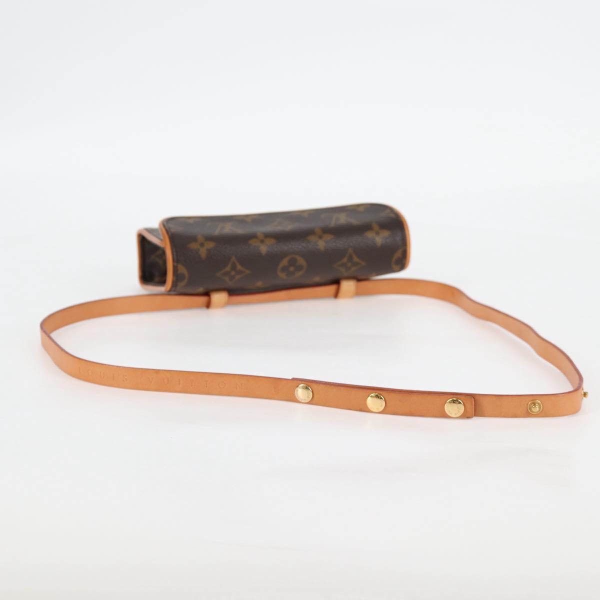 LOUIS VUITTON Monogram Pochette Florentine Waist Bag M51855 LV Auth 124392V