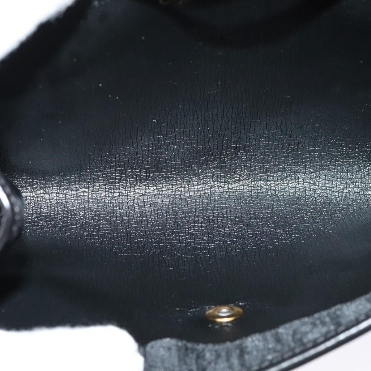 Christian Dior Trotter Canvas Chain Shoulder Bag Brown Gold Auth 124400