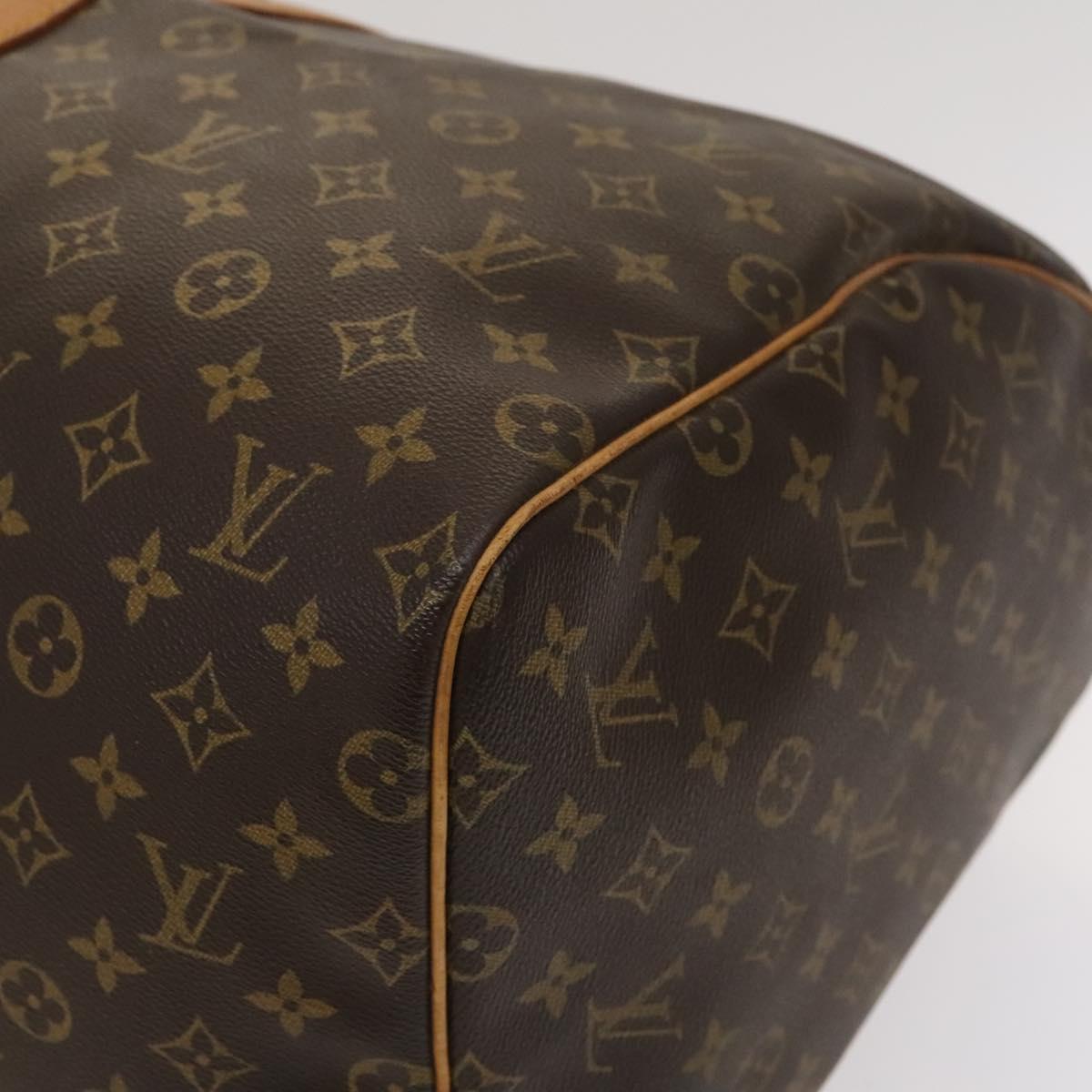LOUIS VUITTON Monogram Keepall 55 Boston Bag M41424 LV Auth 124409