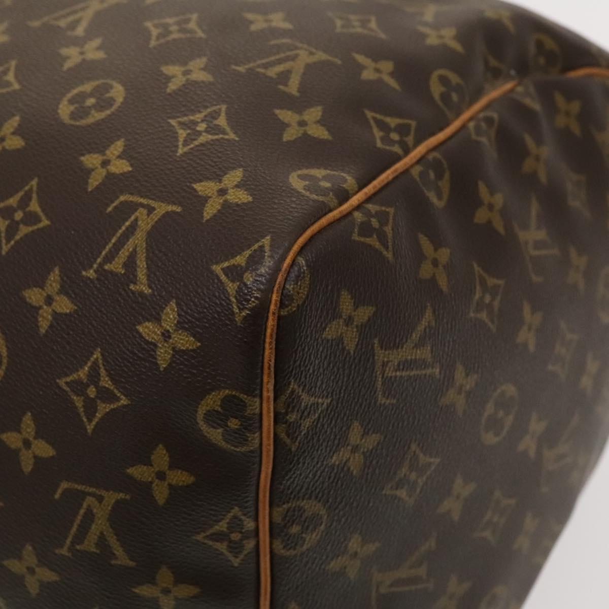 LOUIS VUITTON Monogram Keepall 55 Boston Bag M41424 LV Auth 124409