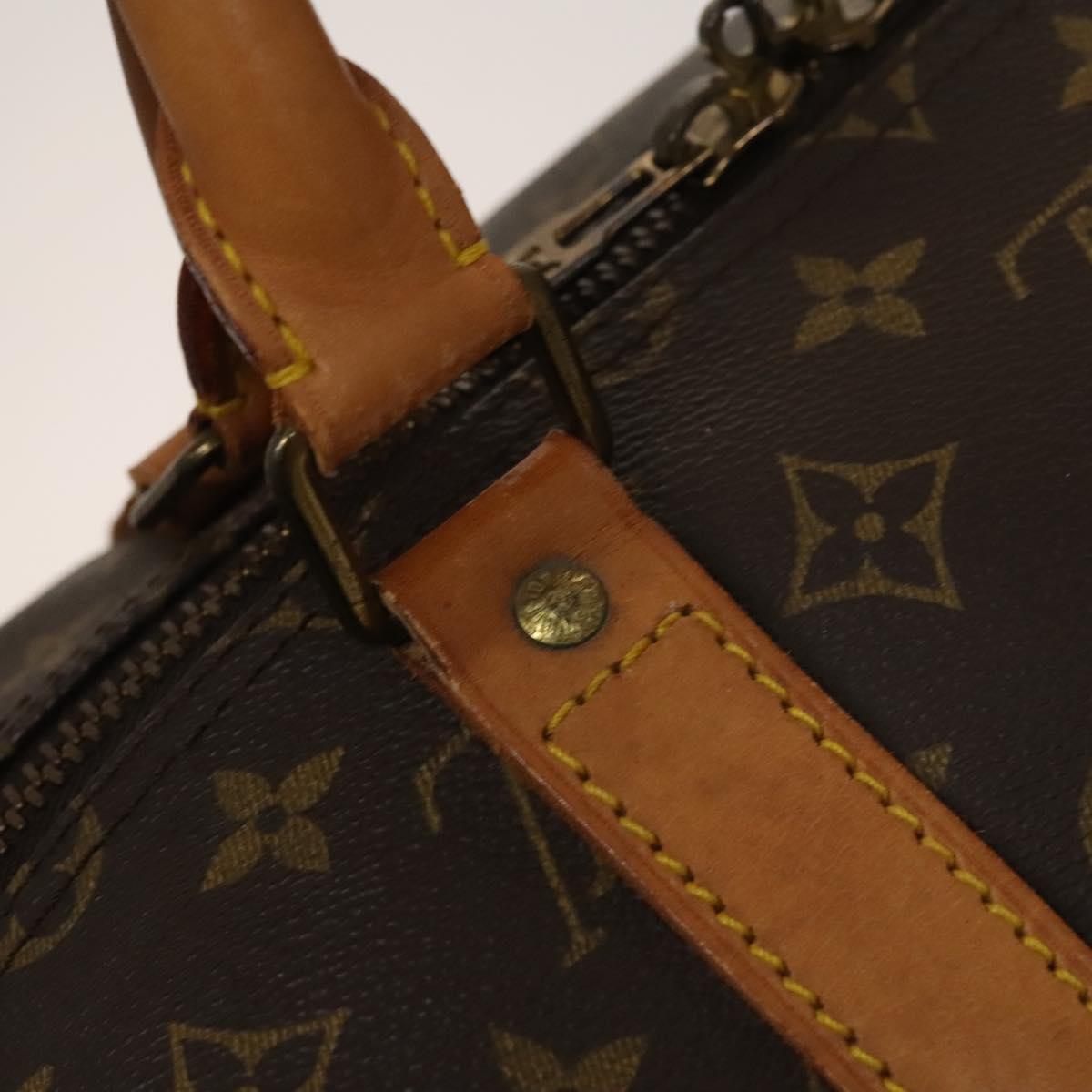 LOUIS VUITTON Monogram Keepall 55 Boston Bag M41424 LV Auth 124409