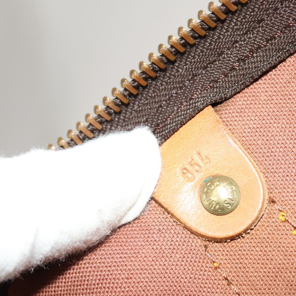 LOUIS VUITTON Monogram Keepall 55 Boston Bag M41424 LV Auth 124409