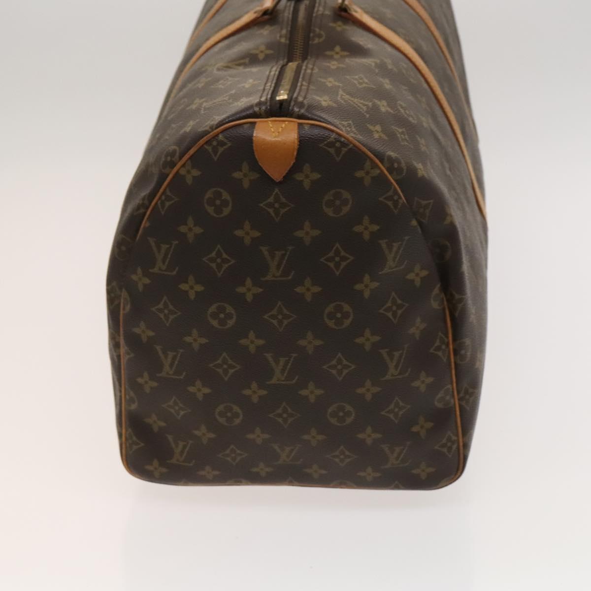 LOUIS VUITTON Monogram Keepall 55 Boston Bag M41424 LV Auth 124409