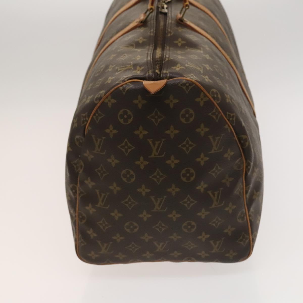 LOUIS VUITTON Monogram Keepall 55 Boston Bag M41424 LV Auth 124409