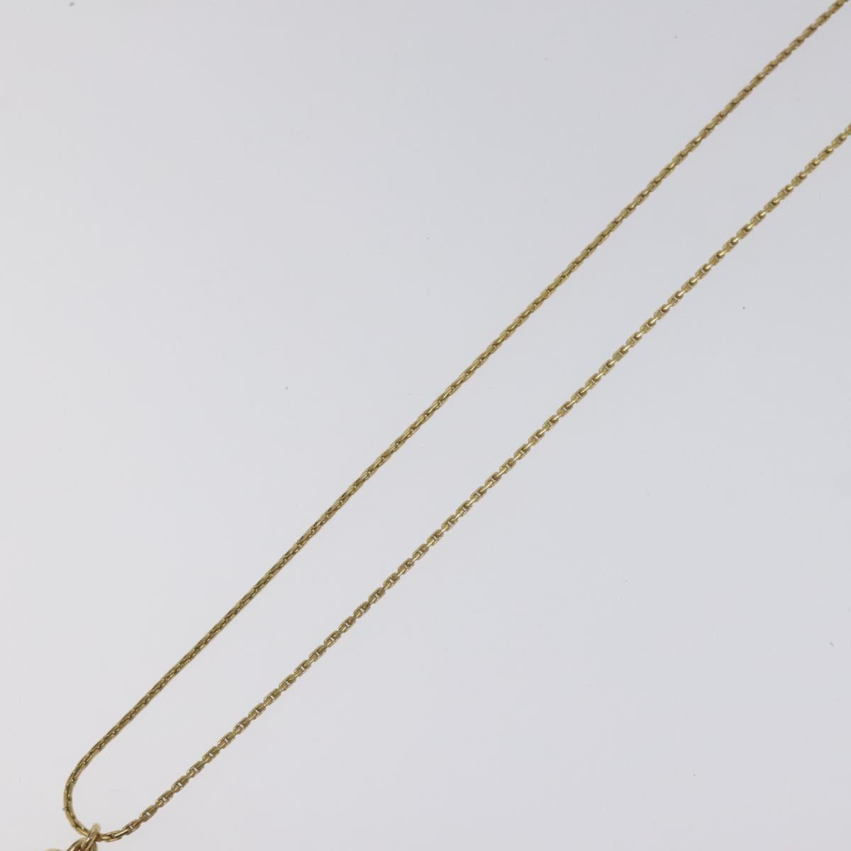 Christian Dior Necklace metal Gold Auth 124442