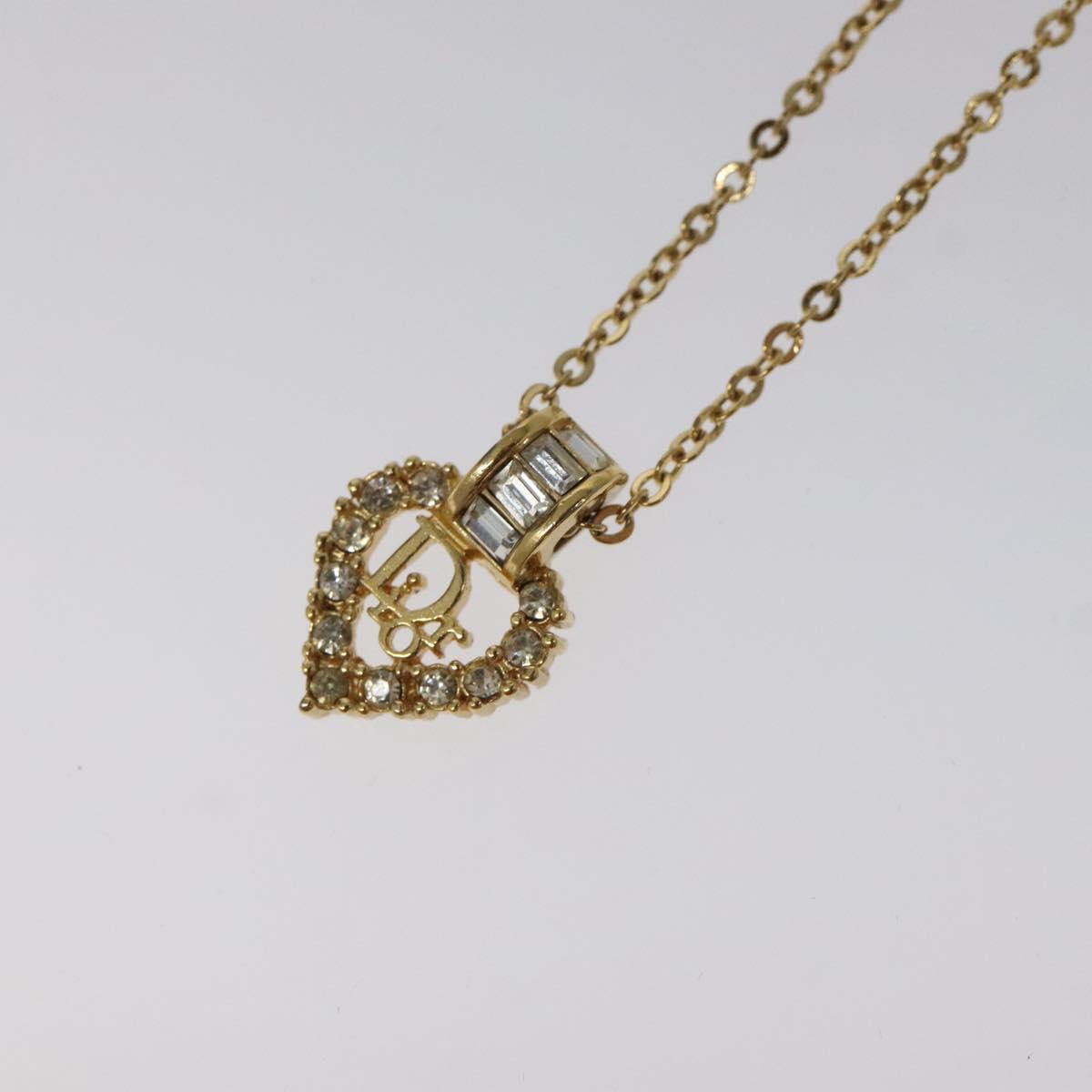 Christian Dior Necklace metal Gold Auth 124447