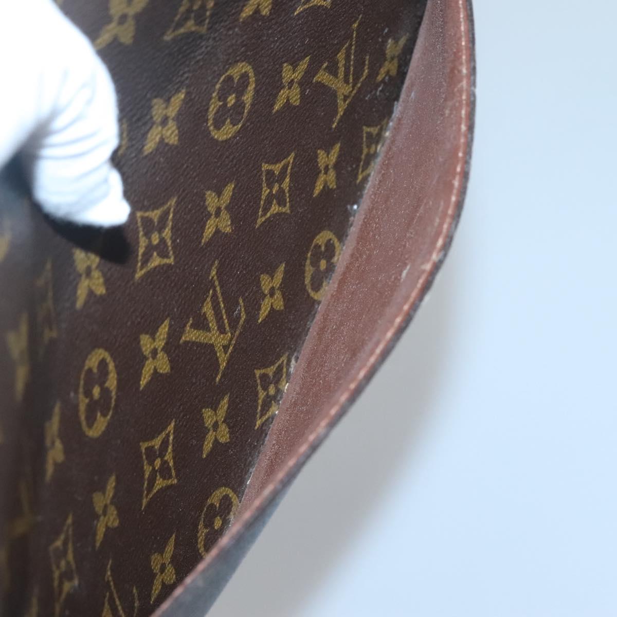 LOUIS VUITTON Monogram Pochette Homme Clutch Bag M51795 LV Auth 124453