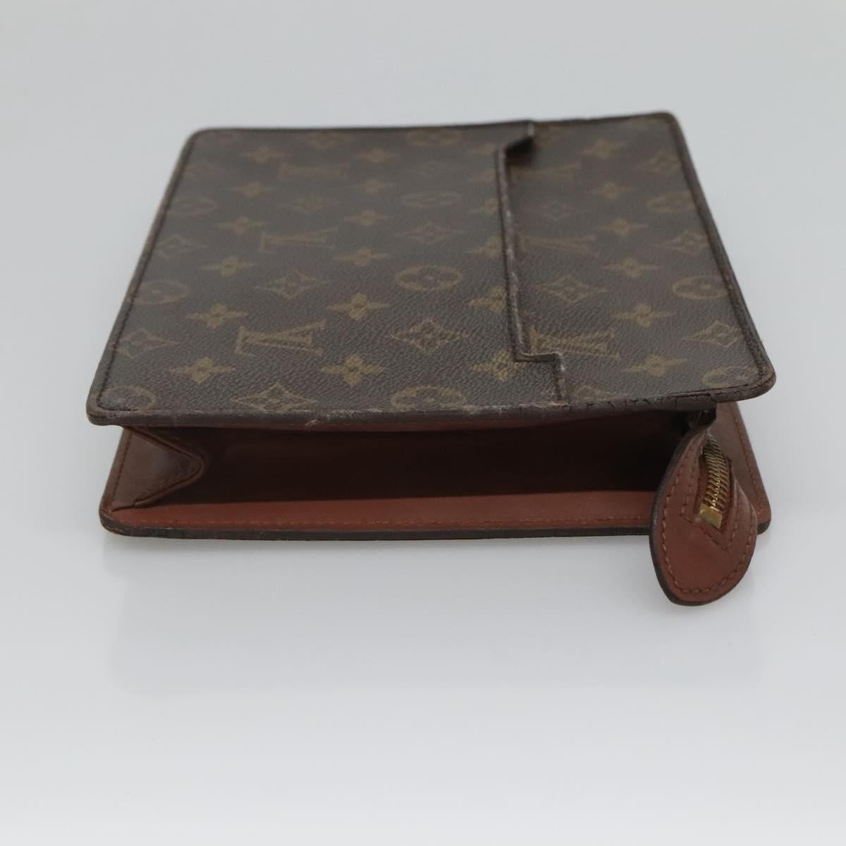 LOUIS VUITTON Monogram Pochette Homme Clutch Bag M51795 LV Auth 124453