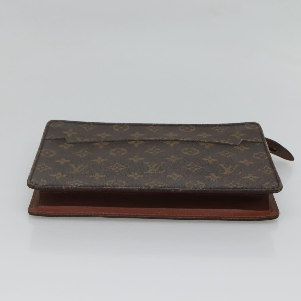 LOUIS VUITTON Monogram Pochette Homme Clutch Bag M51795 LV Auth 124453