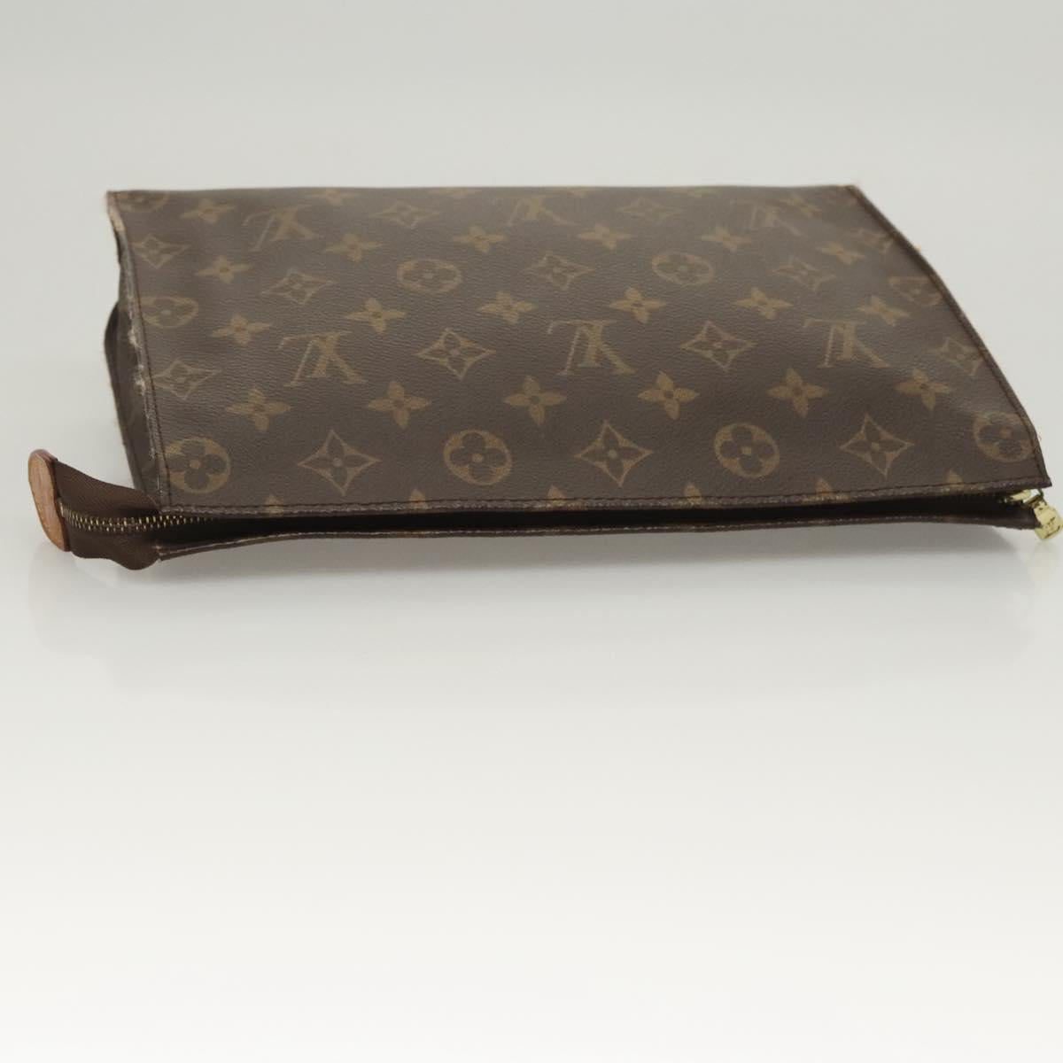 LOUIS VUITTON Monogram Poche Toilette 26 Pouch M47542 LV Auth 124470