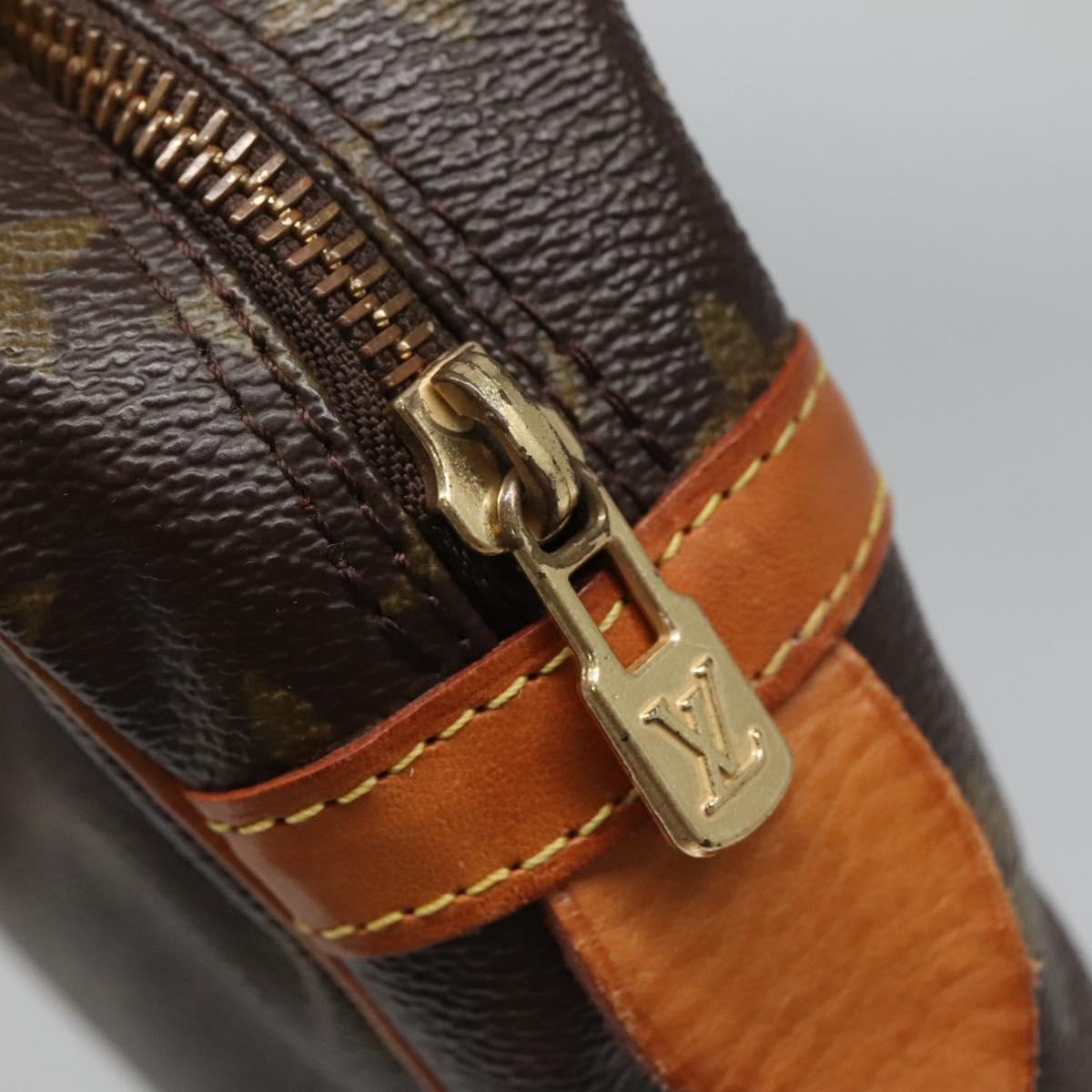 LOUIS VUITTON Monogram Compiegne 28 Clutch Bag M51845 LV Auth 124471