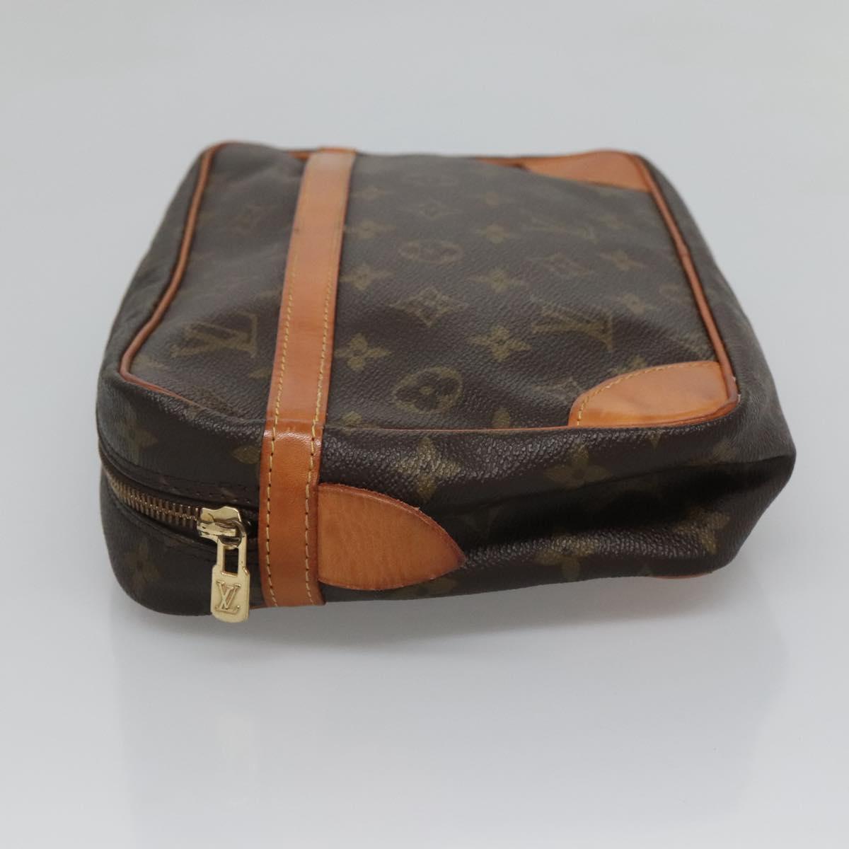 LOUIS VUITTON Monogram Compiegne 28 Clutch Bag M51845 LV Auth 124471