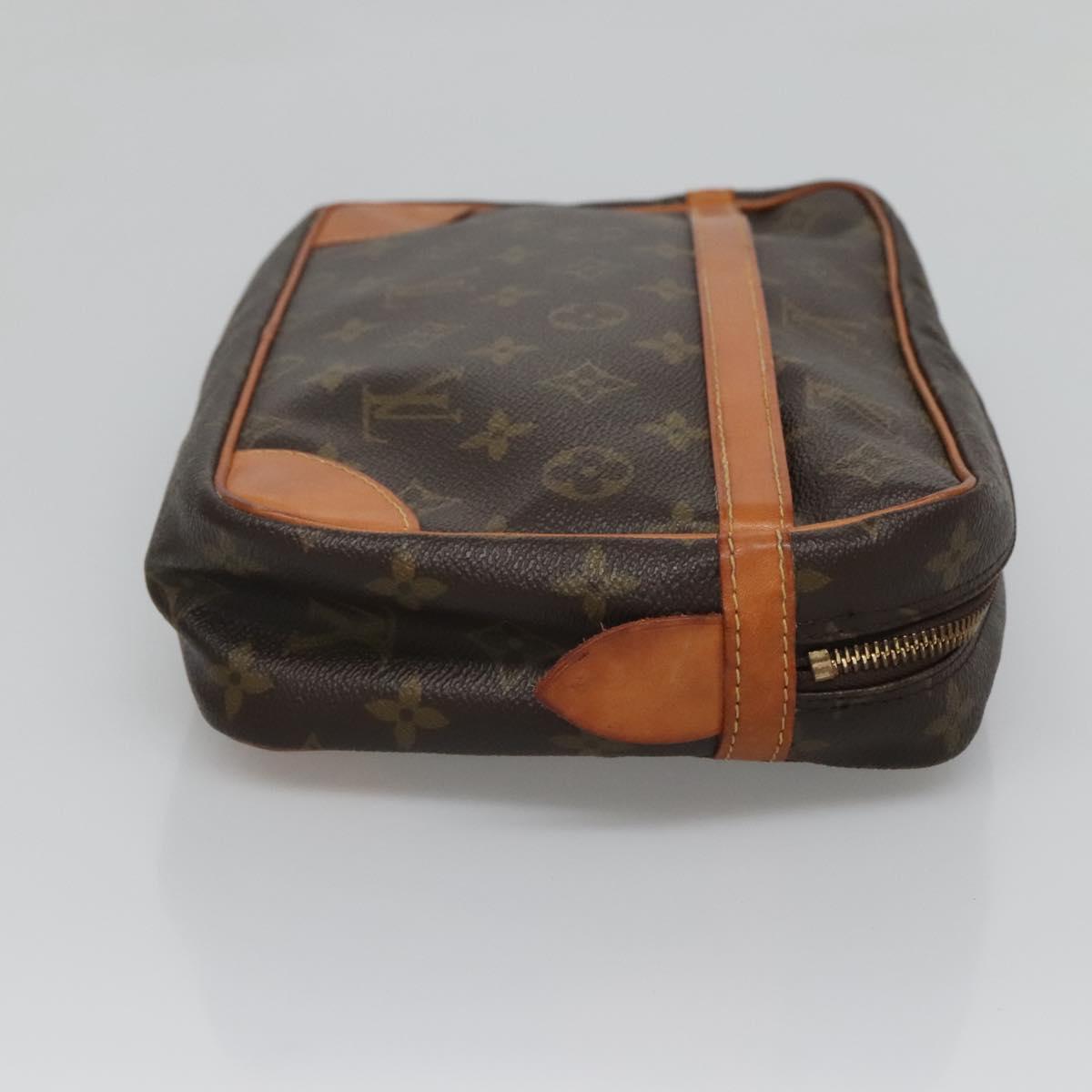 LOUIS VUITTON Monogram Compiegne 28 Clutch Bag M51845 LV Auth 124471