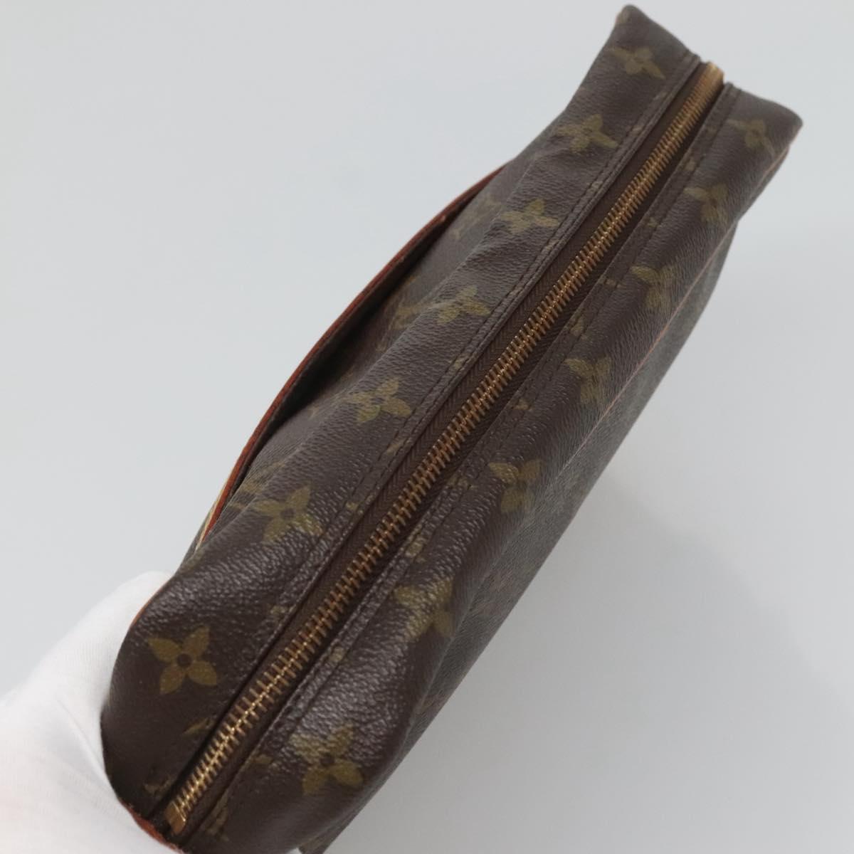 LOUIS VUITTON Monogram Compiegne 28 Clutch Bag M51845 LV Auth 124471