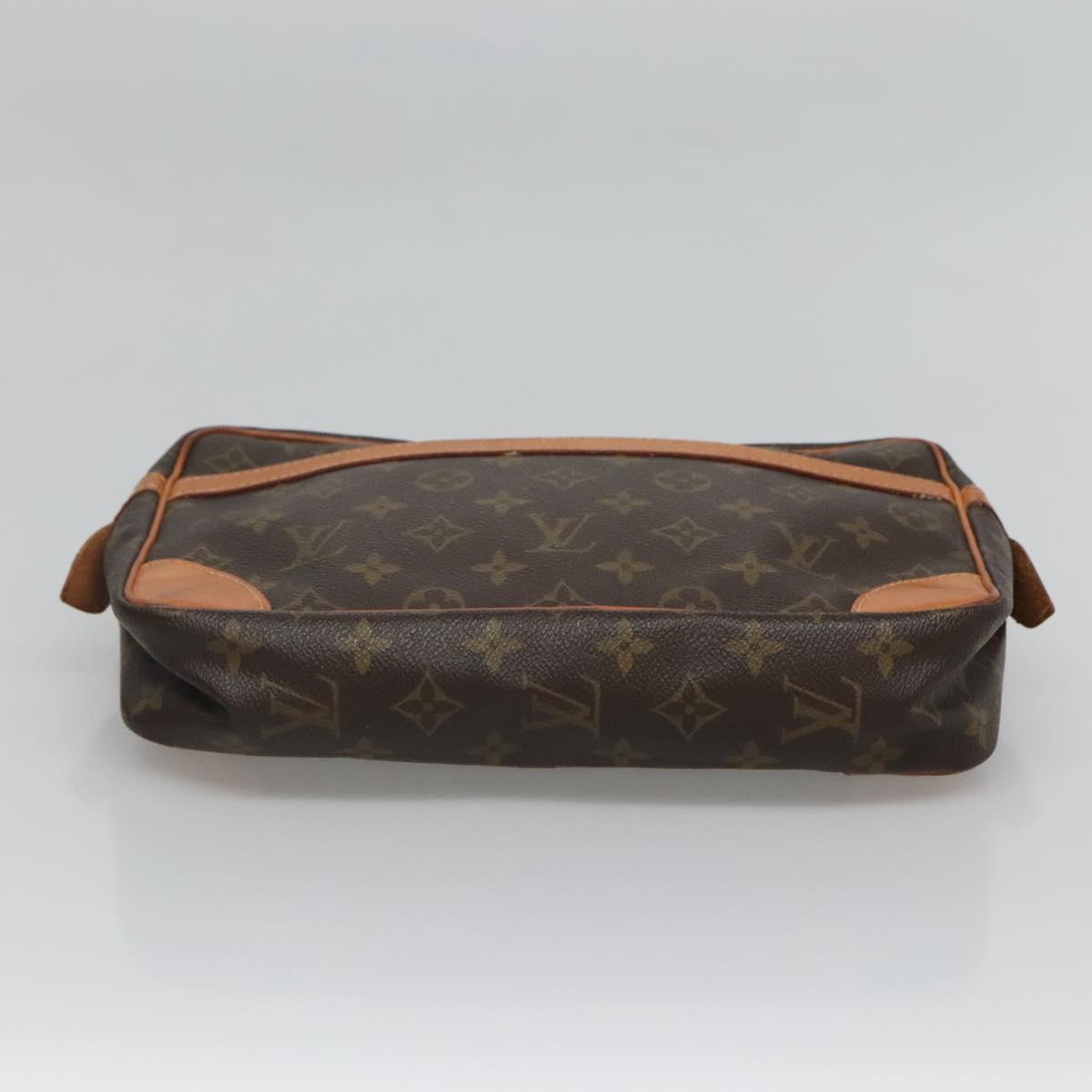 LOUIS VUITTON Monogram Compiegne 28 Clutch Bag M51845 LV Auth 124471