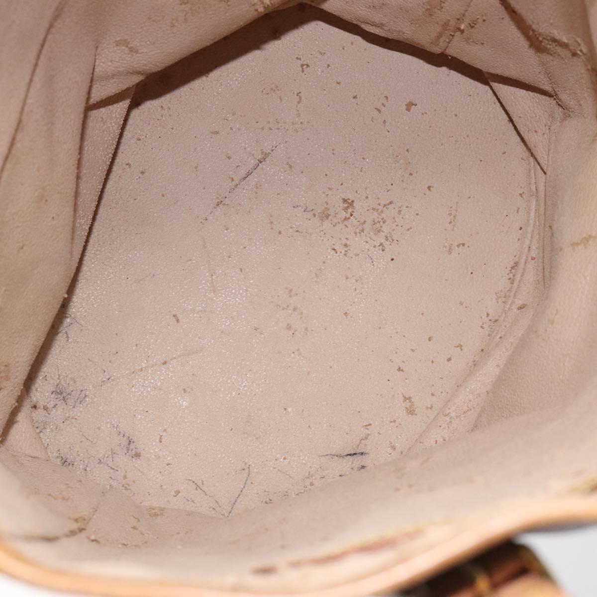 LOUIS VUITTON Monogram Bucket GM Shoulder Bag M42236 LV Auth 124532