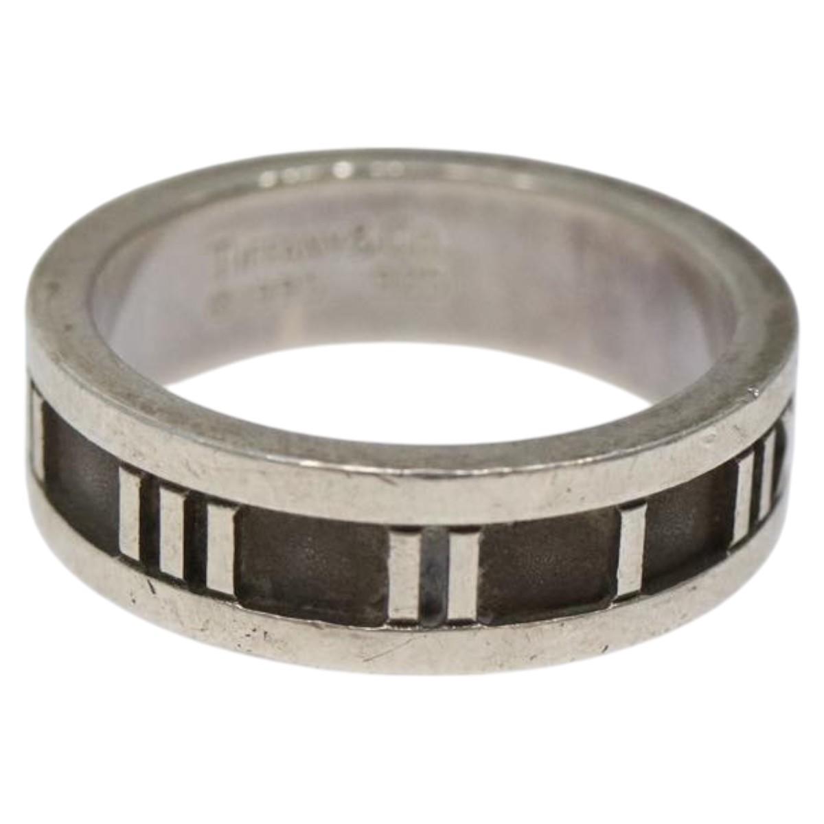 TIFFANY&Co. Atlas Ring Ag925 Silver Auth 124555