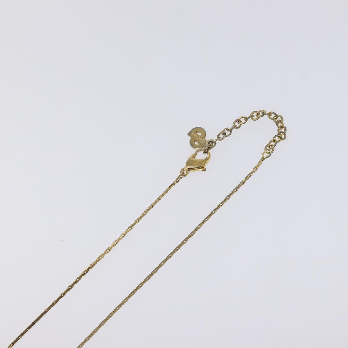Christian Dior Necklace metal Gold Auth 124557