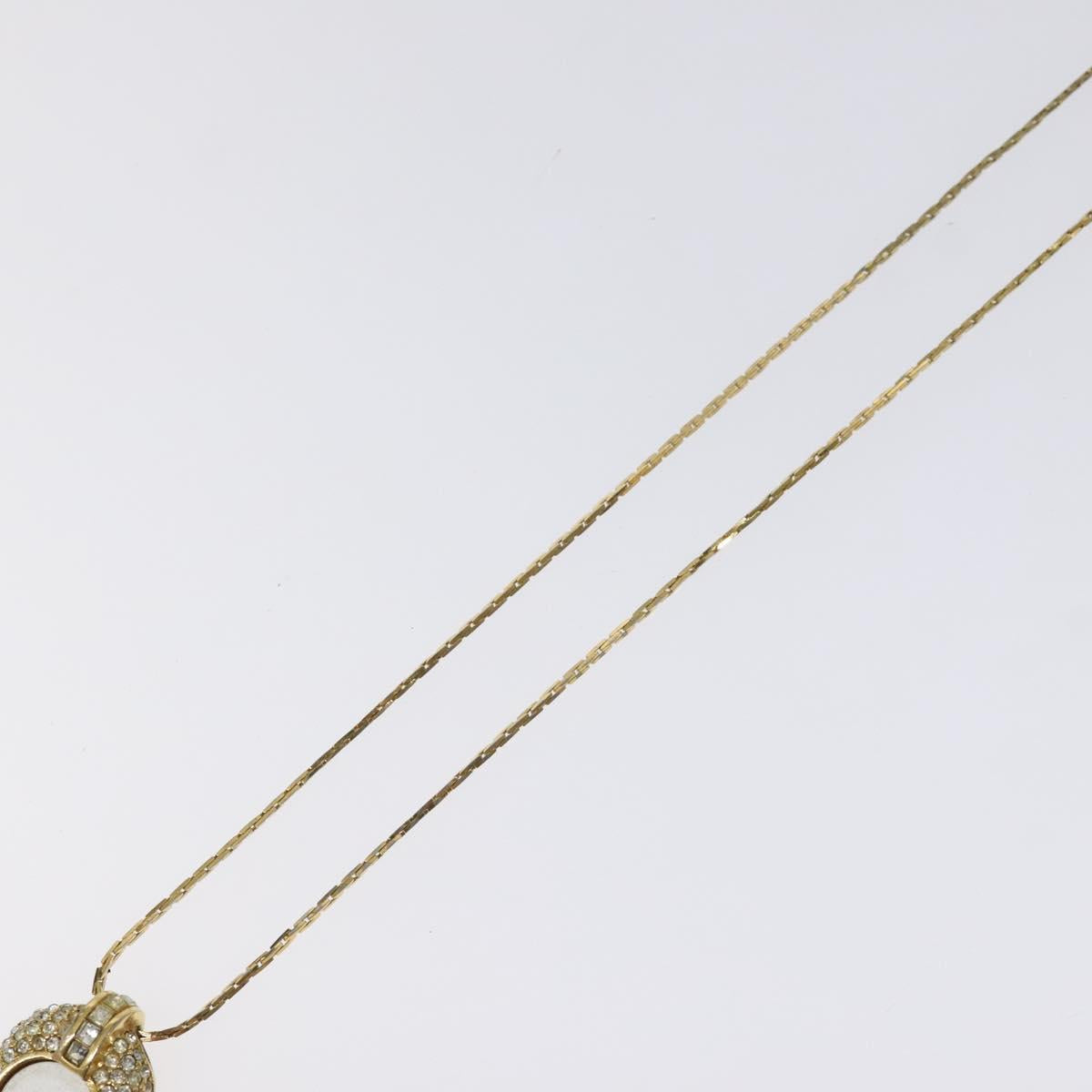 Christian Dior Necklace metal Gold Auth 124557
