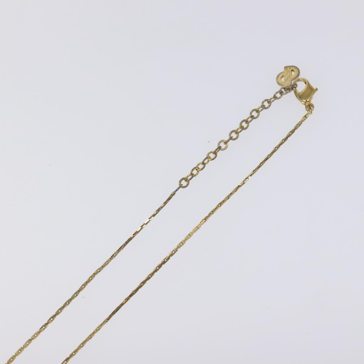 Christian Dior Necklace metal Gold Auth 124557