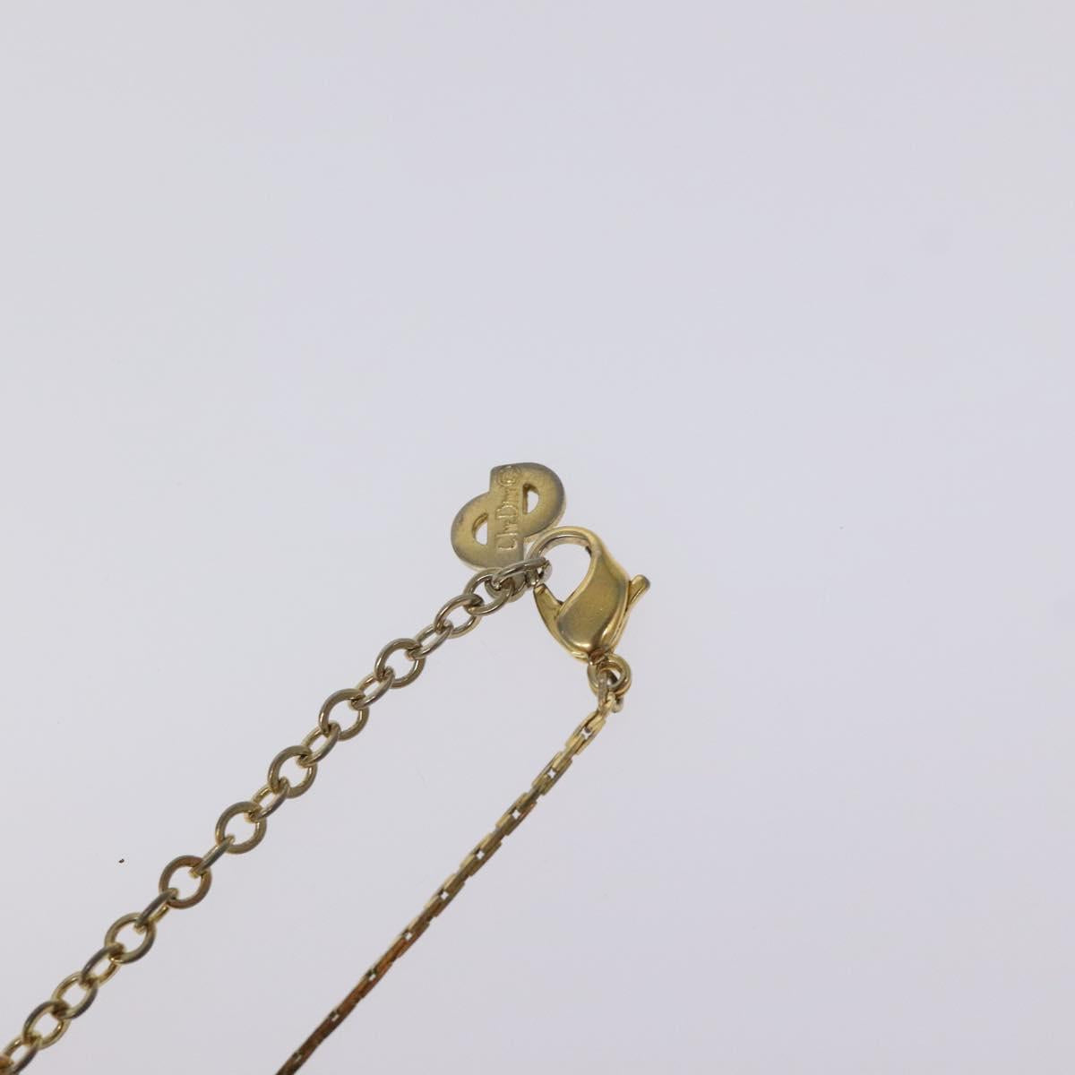 Christian Dior Necklace metal Gold Auth 124557