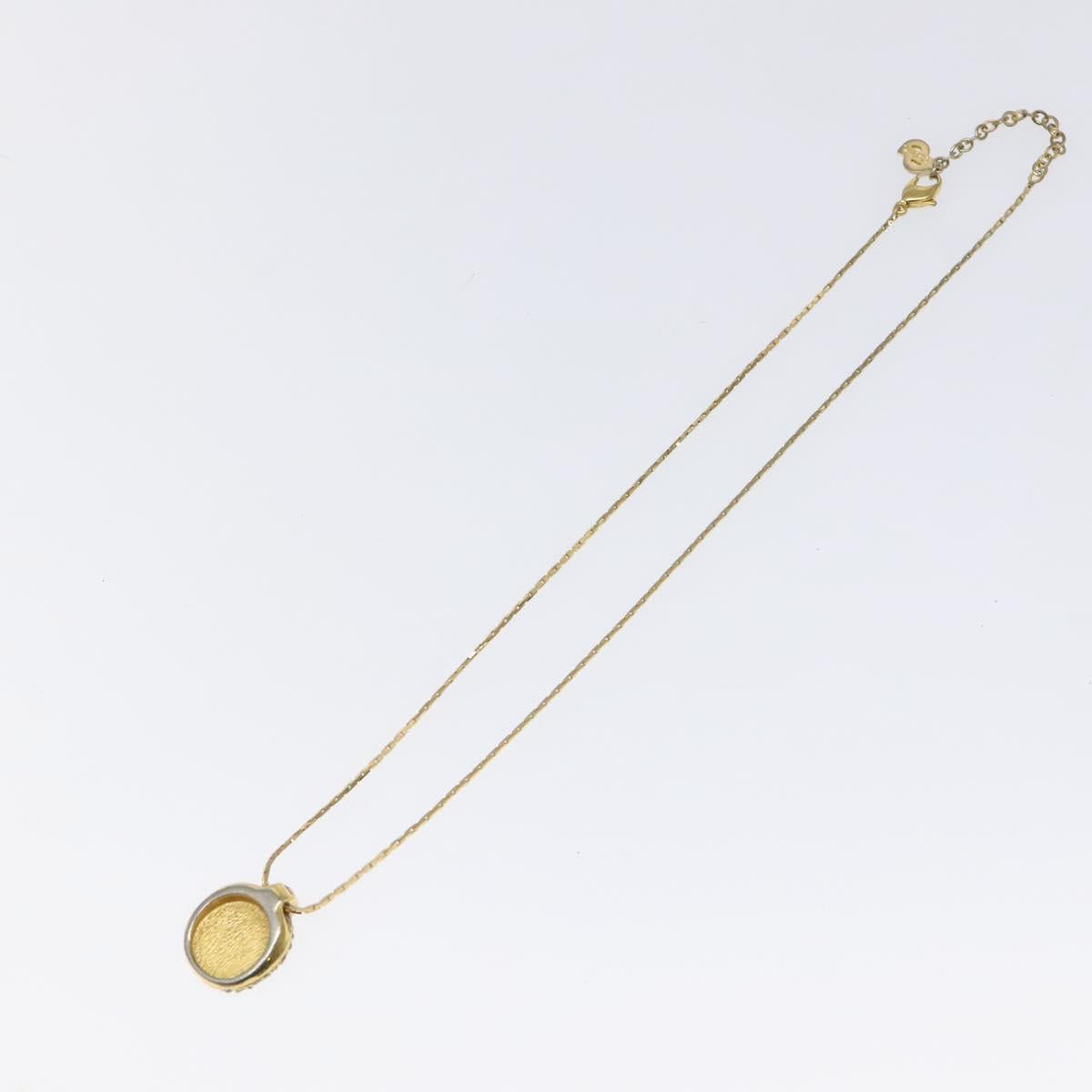 Christian Dior Necklace metal Gold Auth 124557