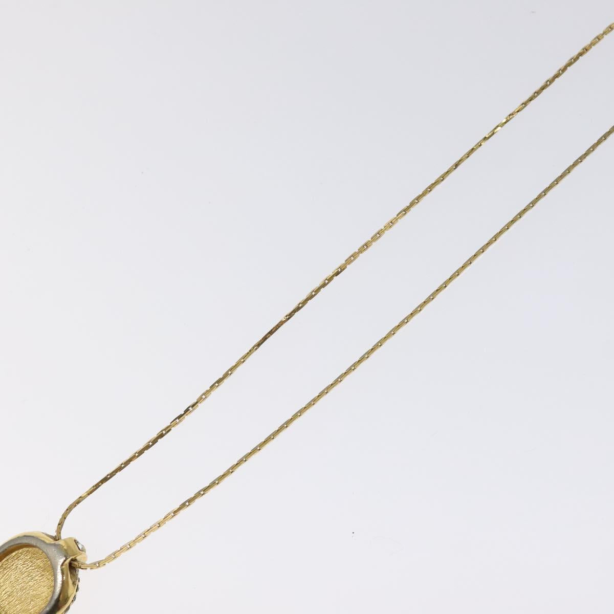 Christian Dior Necklace metal Gold Auth 124557