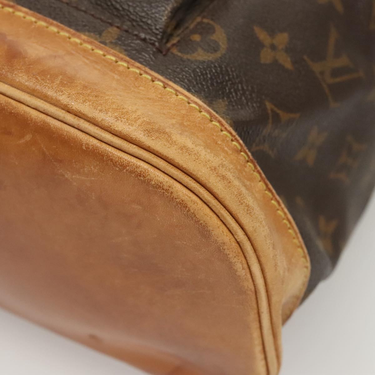 LOUIS VUITTON Monogram Montsouris MM Backpack M51136 LV Auth 124644