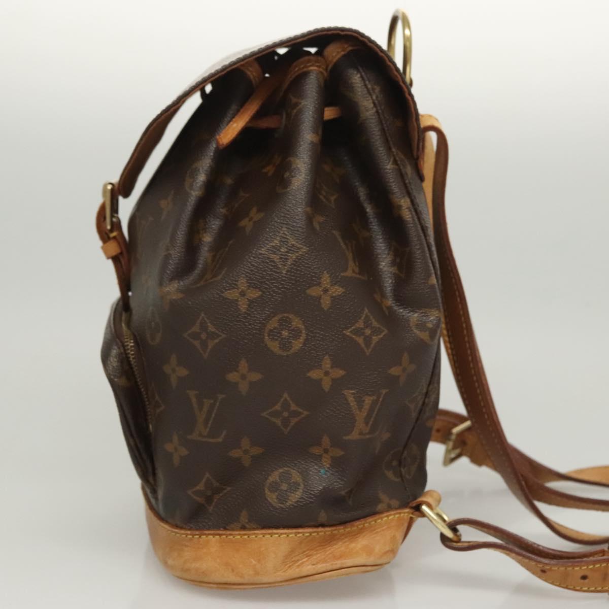 LOUIS VUITTON Monogram Montsouris MM Backpack M51136 LV Auth 124644