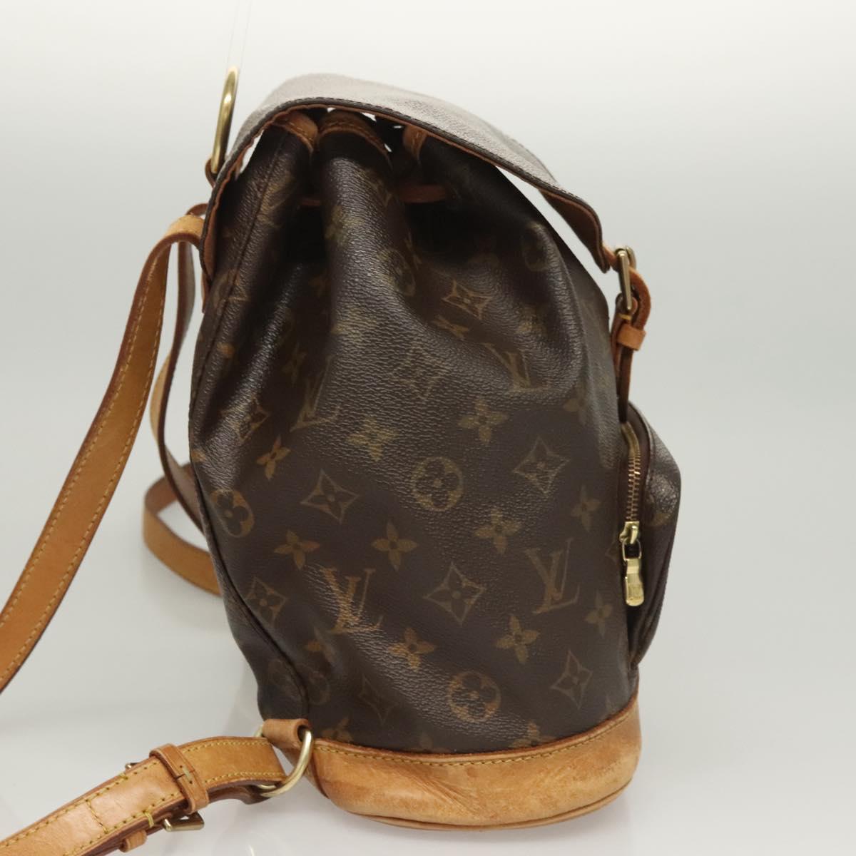 LOUIS VUITTON Monogram Montsouris MM Backpack M51136 LV Auth 124644