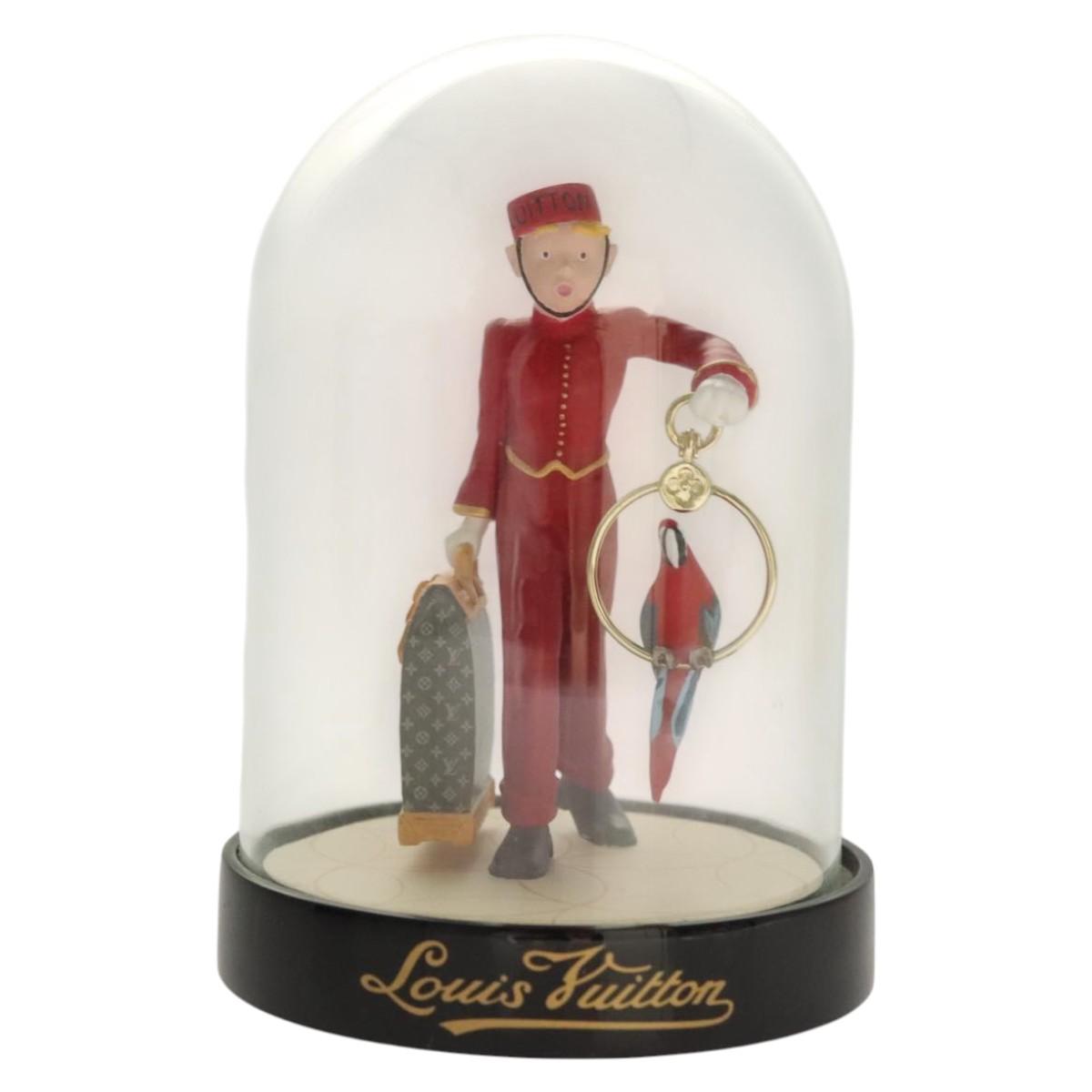 LOUIS VUITTON Bell Boy Snow Globe Clear M99551 LV Auth 124650