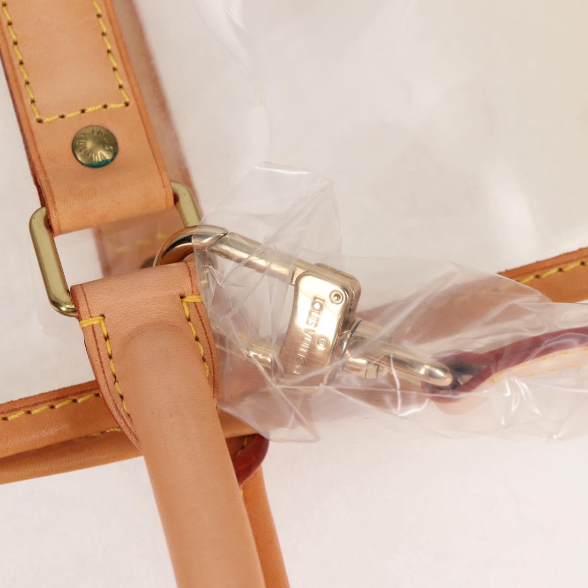 LOUIS VUITTON Isaac Mizrahi Tote Bag Vinyl Leather Clear M99027 Auth 124651SAV