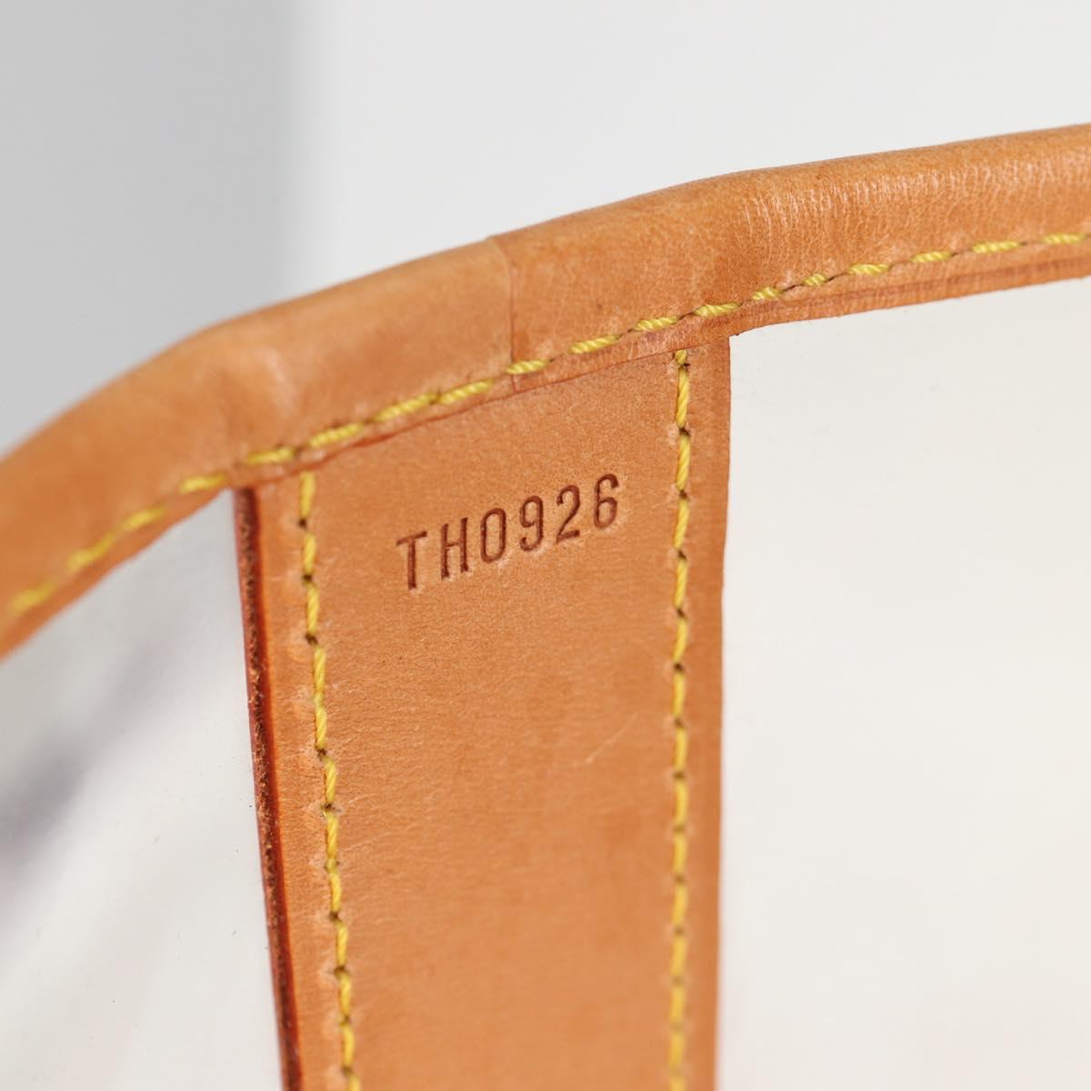 LOUIS VUITTON Isaac Mizrahi Tote Bag Vinyl Leather Clear M99027 Auth 124651SAV