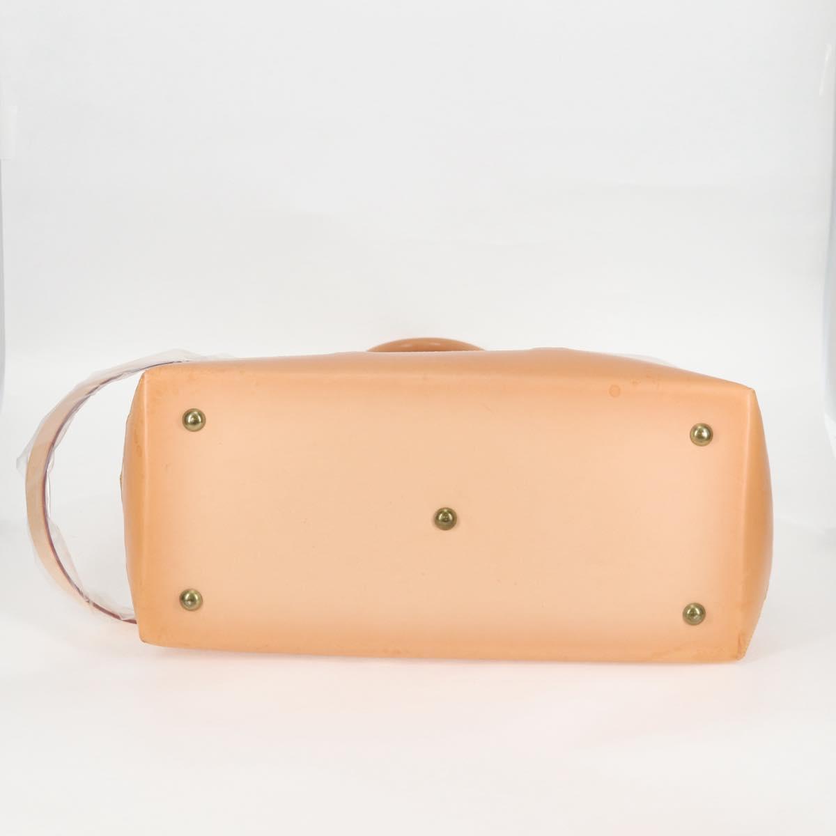 LOUIS VUITTON Isaac Mizrahi Tote Bag Vinyl Leather Clear M99027 Auth 124651SAV